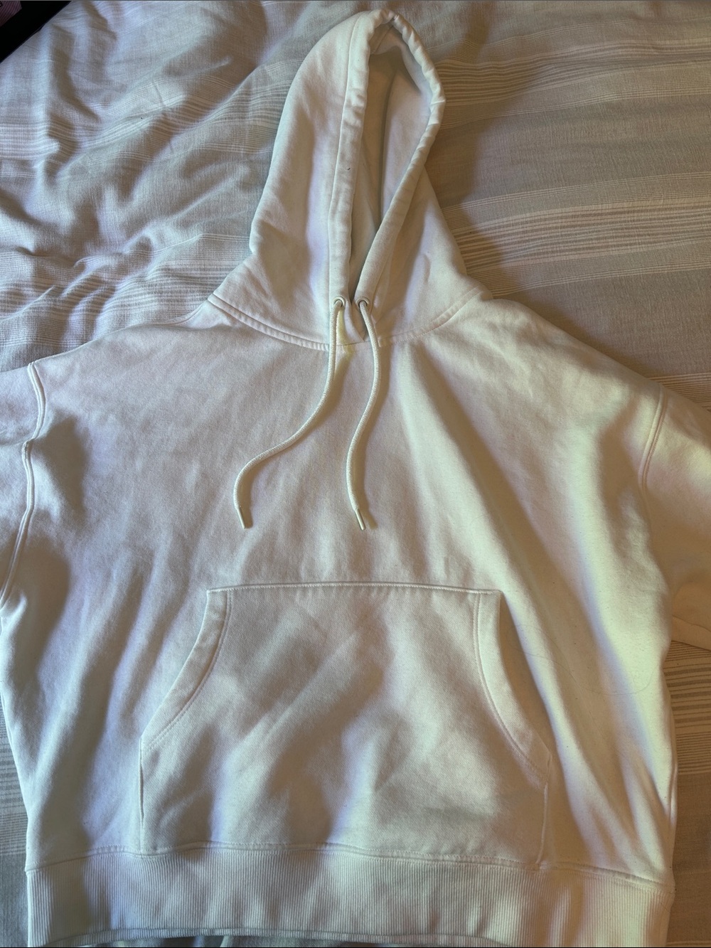 twik Cream Hoodie Sweater
